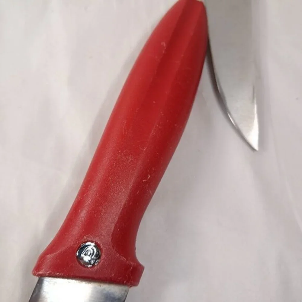 Pirge‎ Pure Line knife set 3 red made in Turkey Paring 48001 Carving Meat 48003